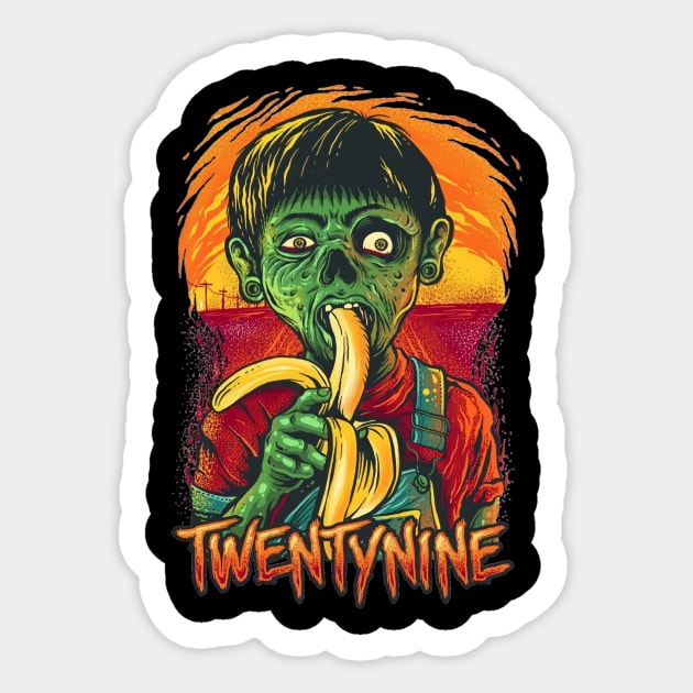 Twenty Nine Sticker by The Halloween